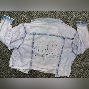 Jean Jacket - Large - Customized for Hotel Diablo Album (MGK)